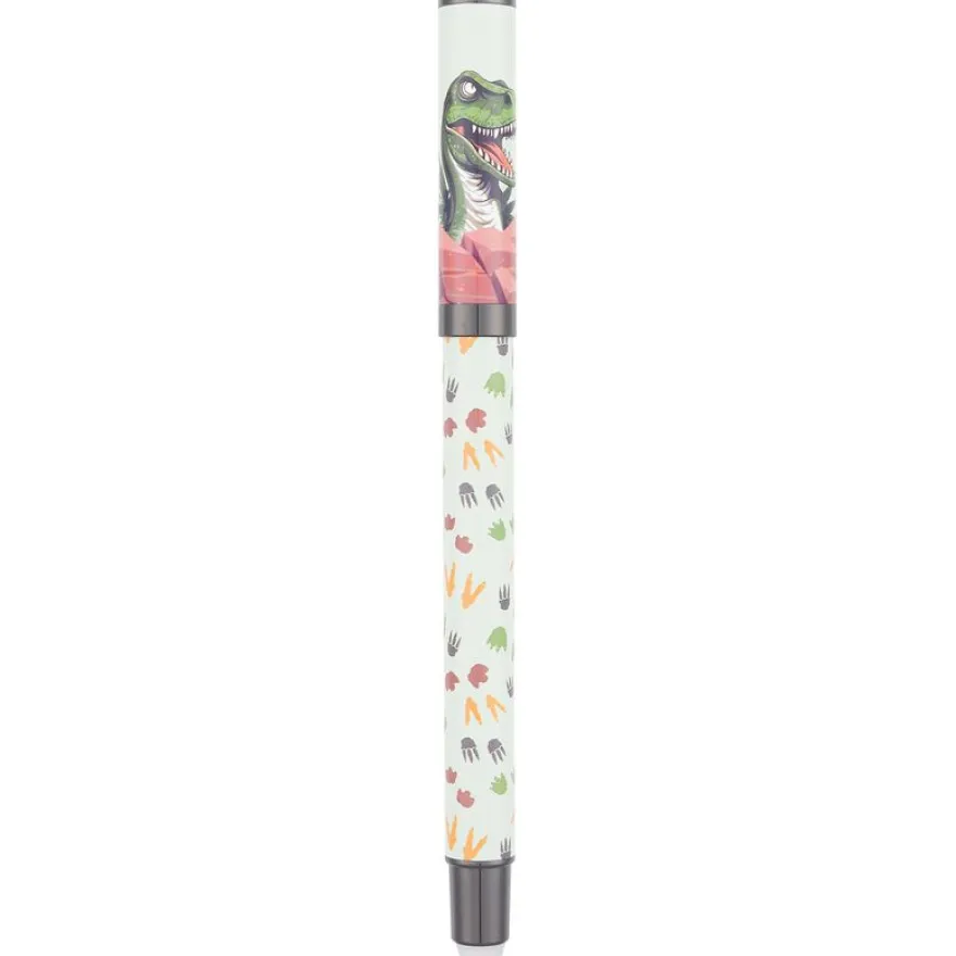 Stylo roller gomme Animaux - 5 decors assortis - Oberthur