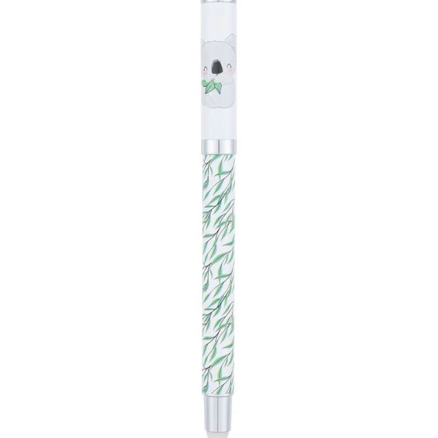 Stylo roller gomme Animaux - 5 decors assortis - Oberthur