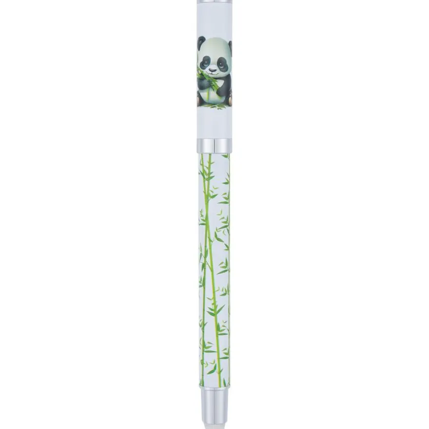 Stylo roller gomme Animaux - 5 decors assortis - Oberthur