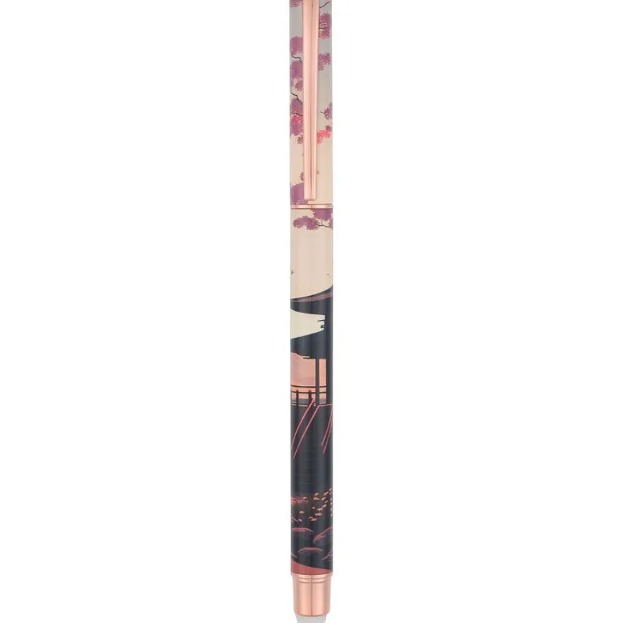 Stylo roller gomme Japon - 5 decors assortis - Oberthur
