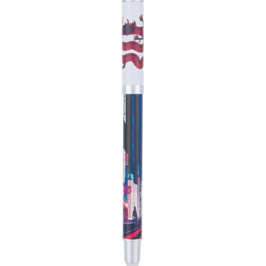 Stylo roller gomme Manga - 5 decors assortis - Oberthur