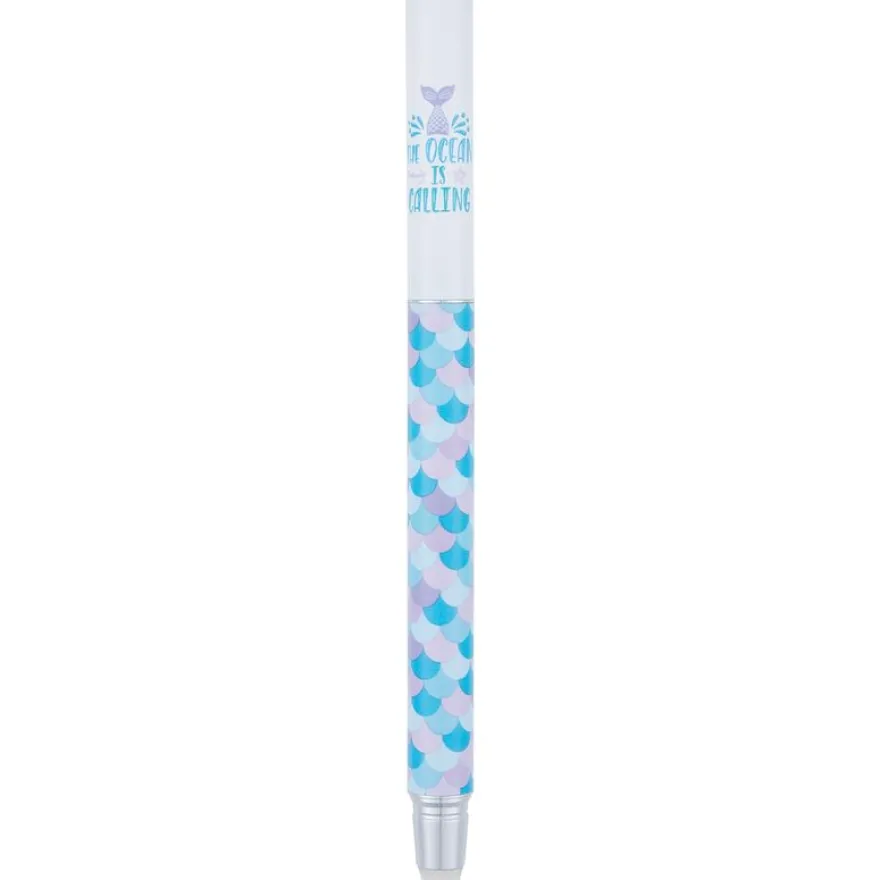 Stylo roller gomme Marin - 5 decors assortis - Oberthur
