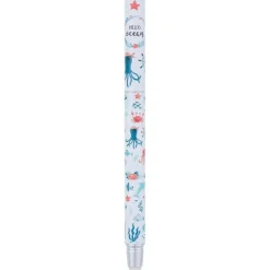 Stylo roller gomme Marin - 5 decors assortis - Oberthur
