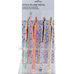 Styloe plume Floraison - 5 decors assortis - Oberthur
