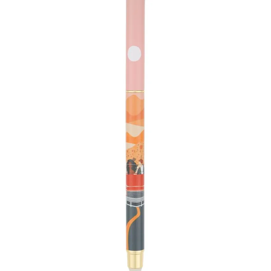 Styloe roller gomme Paysage - 3 decors assortis - Oberthur
