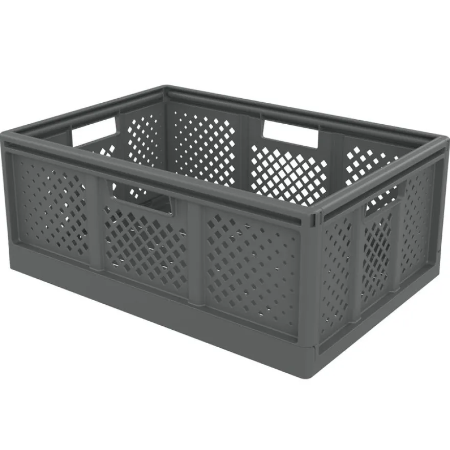 Sundis Fold'n store - Casier pliant L - 40L - L54,6xH22,6xP38,6 cm - gris