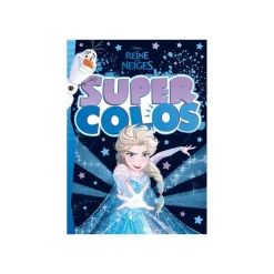 Super Colos - Titre Hiver - livre à colorier - la Reine des neiges