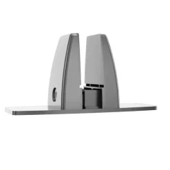 Support de fixation adhésif pour écran de séparation - aluminium