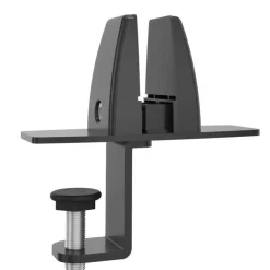Support de fixation par pince étau pour écran de séparation (bureau face à face) - carbone