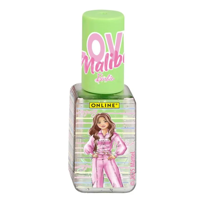 Surligneur Barbie (forme flacon vernis à ongle)
