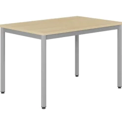 Table CARÉLIE - plateau ép.24 mm stratifié - chant ABS - piètement époxy - 120x80 cm - T6