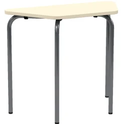 Table CONFIG II - plateau ép.24 mm stratifié - chant ABS - piètement époxy - 90x43 cm - T6