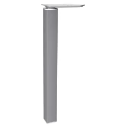 Table de réunion ovale - L280 cm - pieds exprim alu - Plateau imitation érable