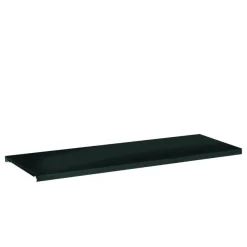 Tablette pour armoire à rideaux monobloc - L120 x P43 x H43 cm - noir