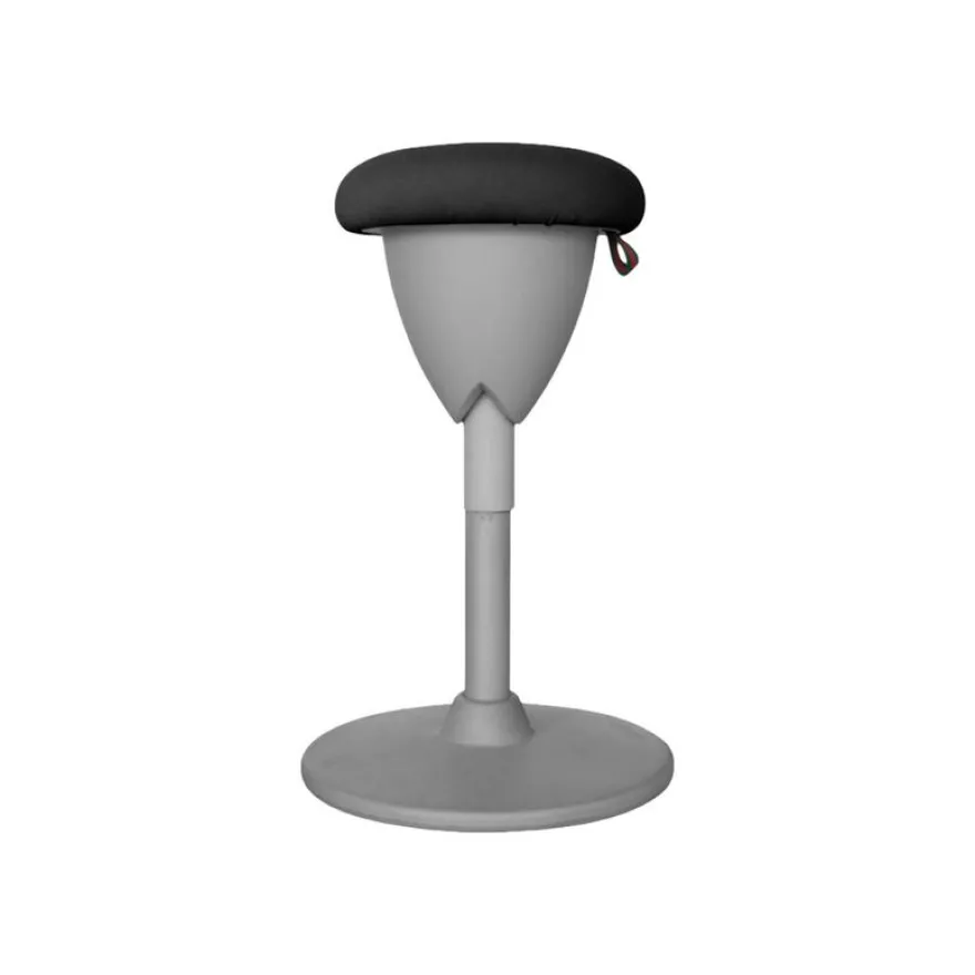 Tabouret CULBUTO - tissu - noir