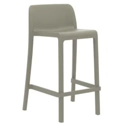 Tabouret snack empilable MINI ATTIC - Ezpeleta professionnel - Taupe