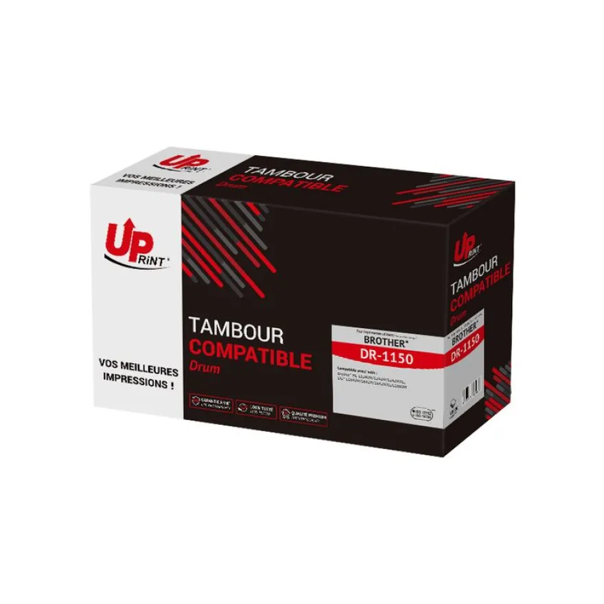 Tambour compatible Brother DR1150 - noir -Uprint