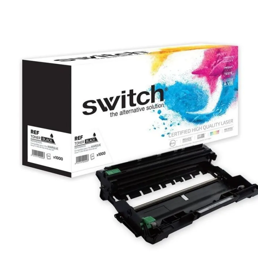 Tambour compatible Brother DR2400 - noir - Switch
