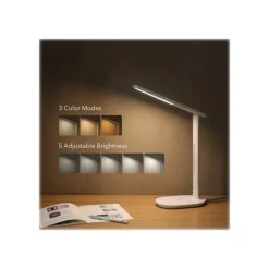 TAOTRONICS TT-DL064 - Lampe de bureau LED - 3 couleurs - 5 niveaux de luminosité - blanc