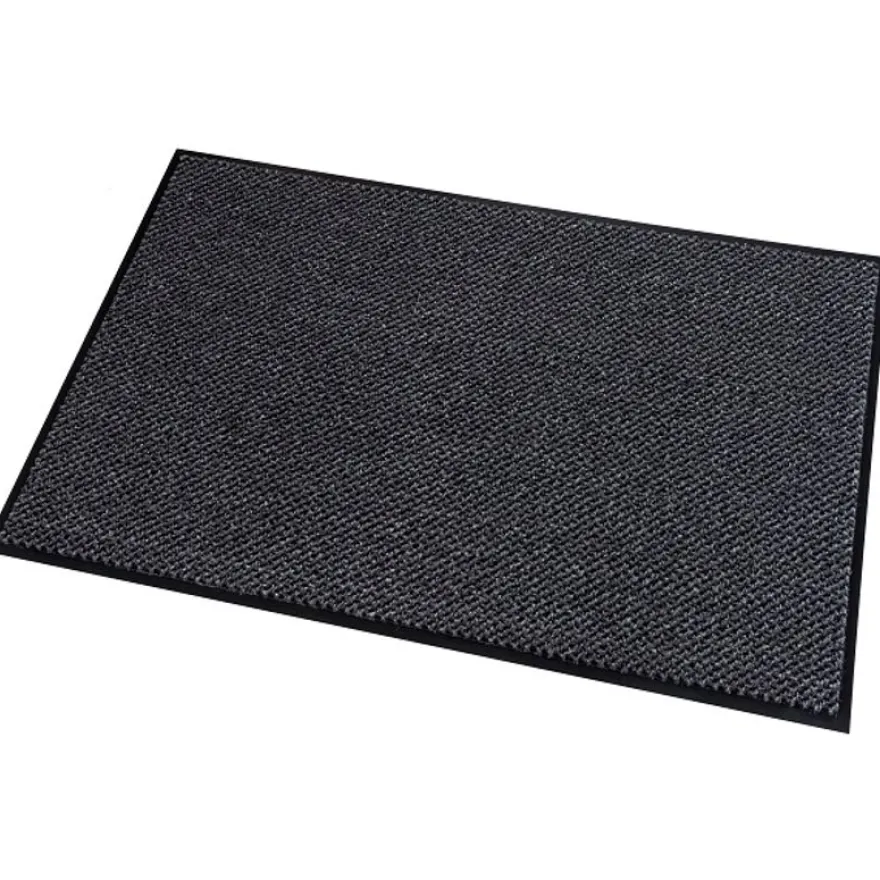Tapis microfibres - 90 x 150 cm - gris