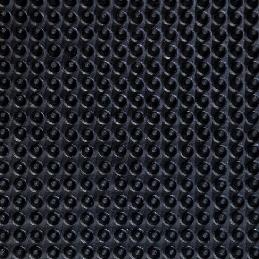 Tapis picots - 80 x 100 cm - noir