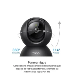 Tapo C211 V2 - Caméra de surveillance intérieur - couleur (Jour et nuit) - 3 MP - sans fil - Wi-Fi