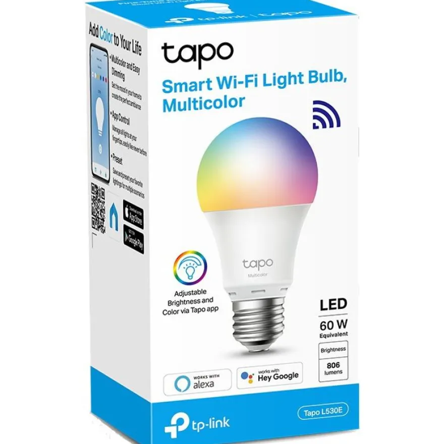 Tapo L530E - ampoule LED connectée WiFi Multicolore L530 - Culot E27