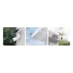 Tapo TC82 KIT V1 - Caméra de surveillance réseau - intérieur, extérieur - résistant aux intempéries - couleur (Jour et nuit) - 3 MP - 2304 x 1296 - 2K - Focale fixe - audio - sans fil - Wi-Fi - 2.4GHz radio - H.264 - avec Panneau solaire Tapo A201