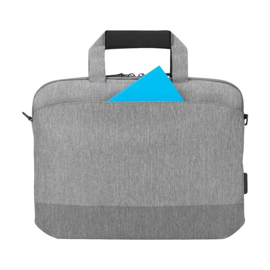 Targus City Lite - Sacoche à bandoulière pour ordinateur portable 15,6" - gris