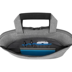 Targus City Lite - Sacoche à bandoulière pour ordinateur portable 15,6" - gris