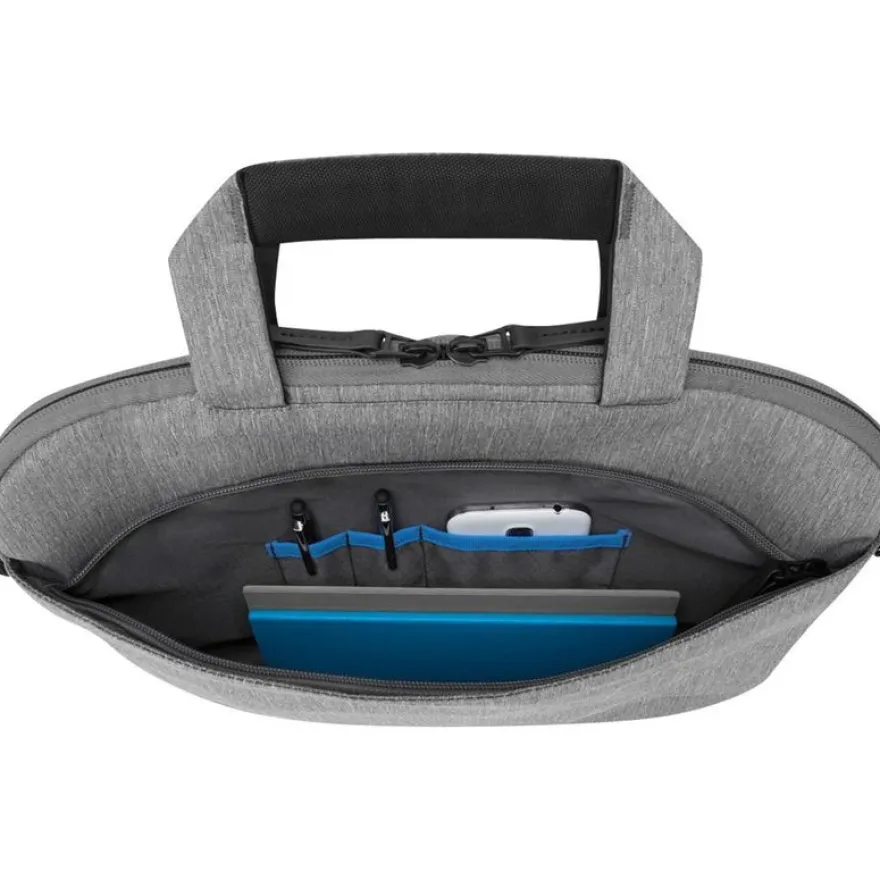 Targus City Lite - Sacoche à bandoulière pour ordinateur portable 15,6" - gris