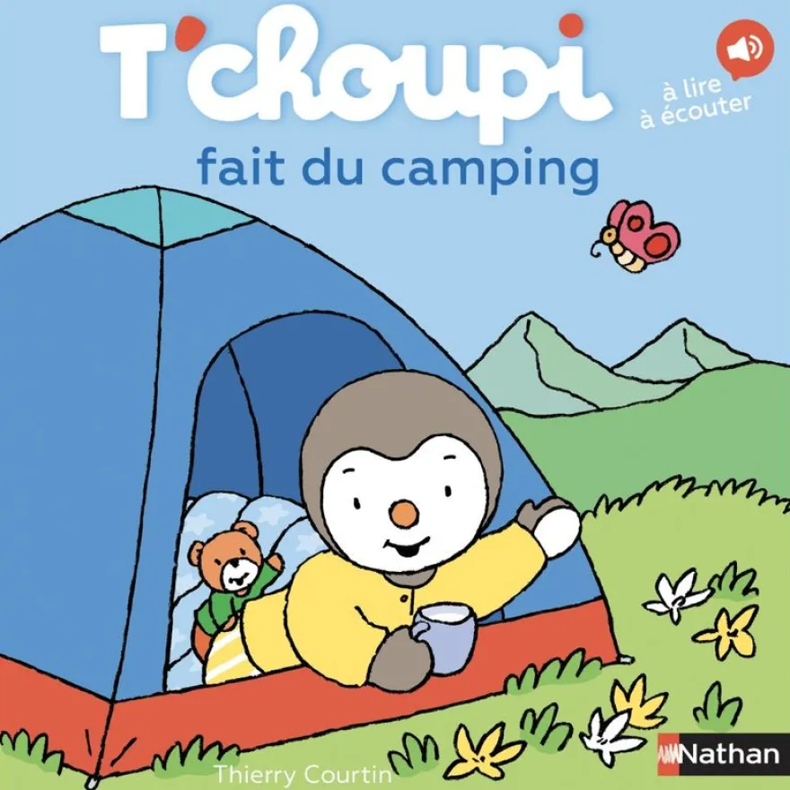 T'choupi fait du camping