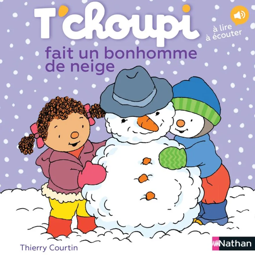 T'choupi fait un bonhomme de neige