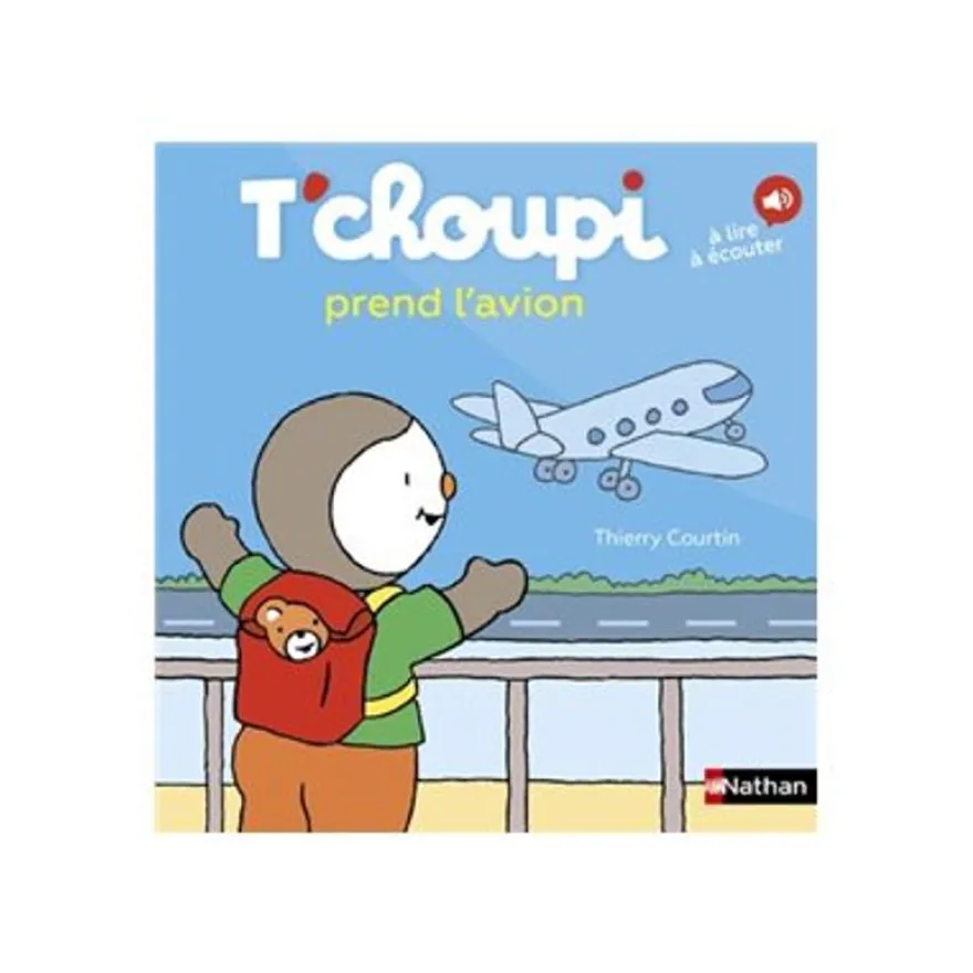 T'choupi prend l'avion - par Courtin Thierry - livre d'images