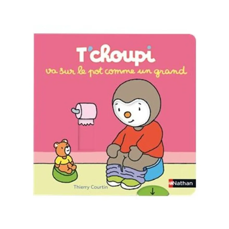 T'choupi va sur le pot comme un grand - par Courtin Thierry - livre d'images