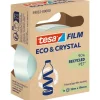 Tesa Film Eco & Crystal - Ruban adhésif - 19 mm x 10 m - transparent