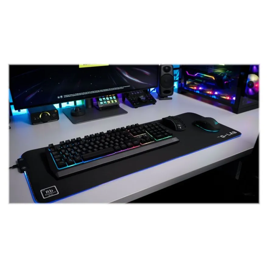 The G-Lab COMBO Tungsten - Ensemble clavier et souris sans fil - Azerty