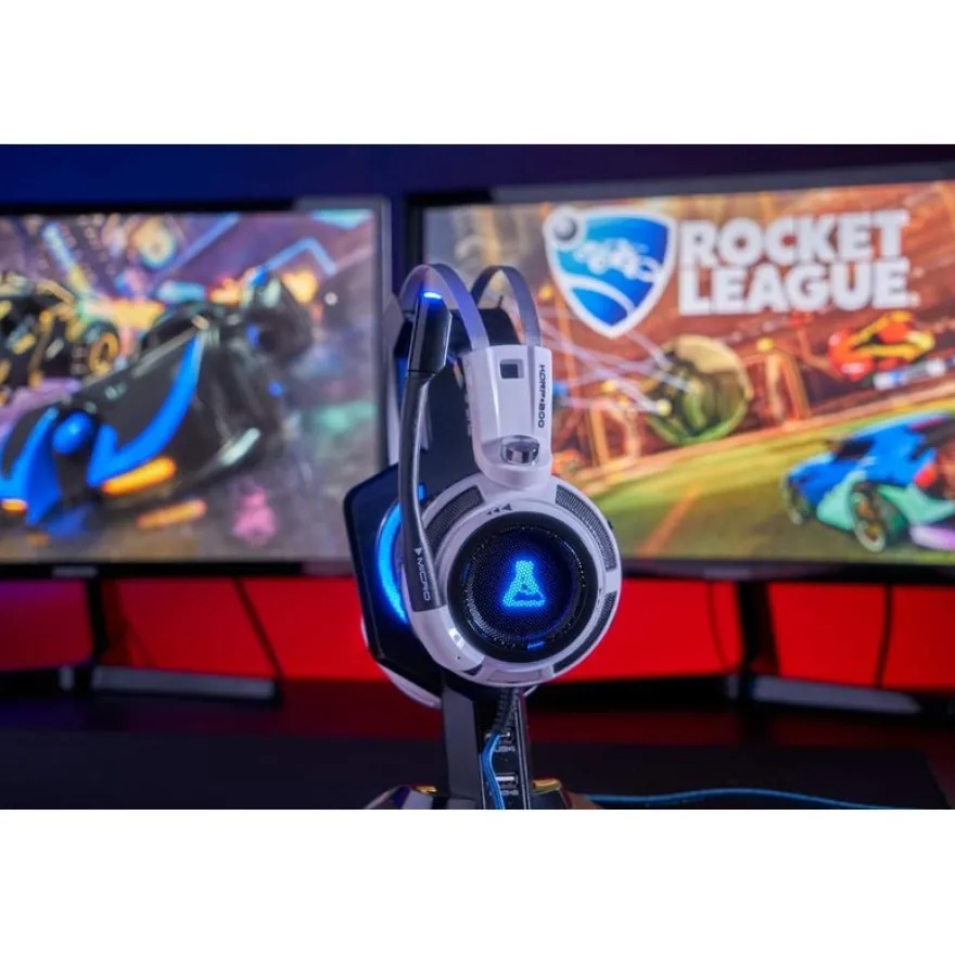 THE G-LAB KORP200 - Casque gamer filaire avec micro - noir/gris