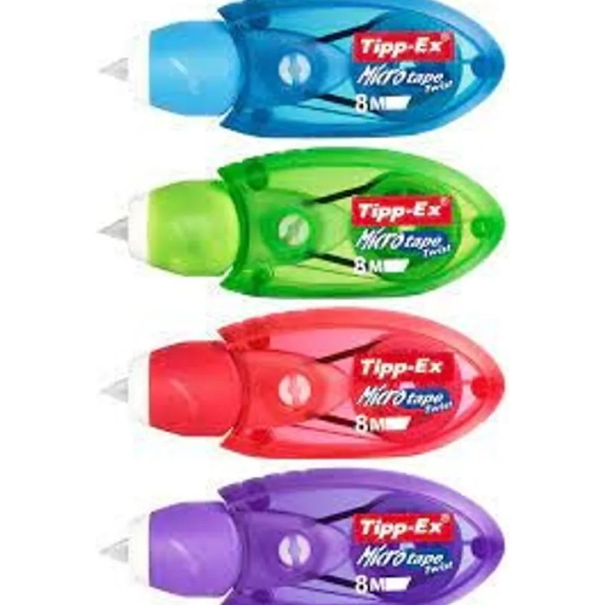 Tipp Ex Microtape Twist - Correcteur 5 mm x 8 m - disponible dans différentes couleurs