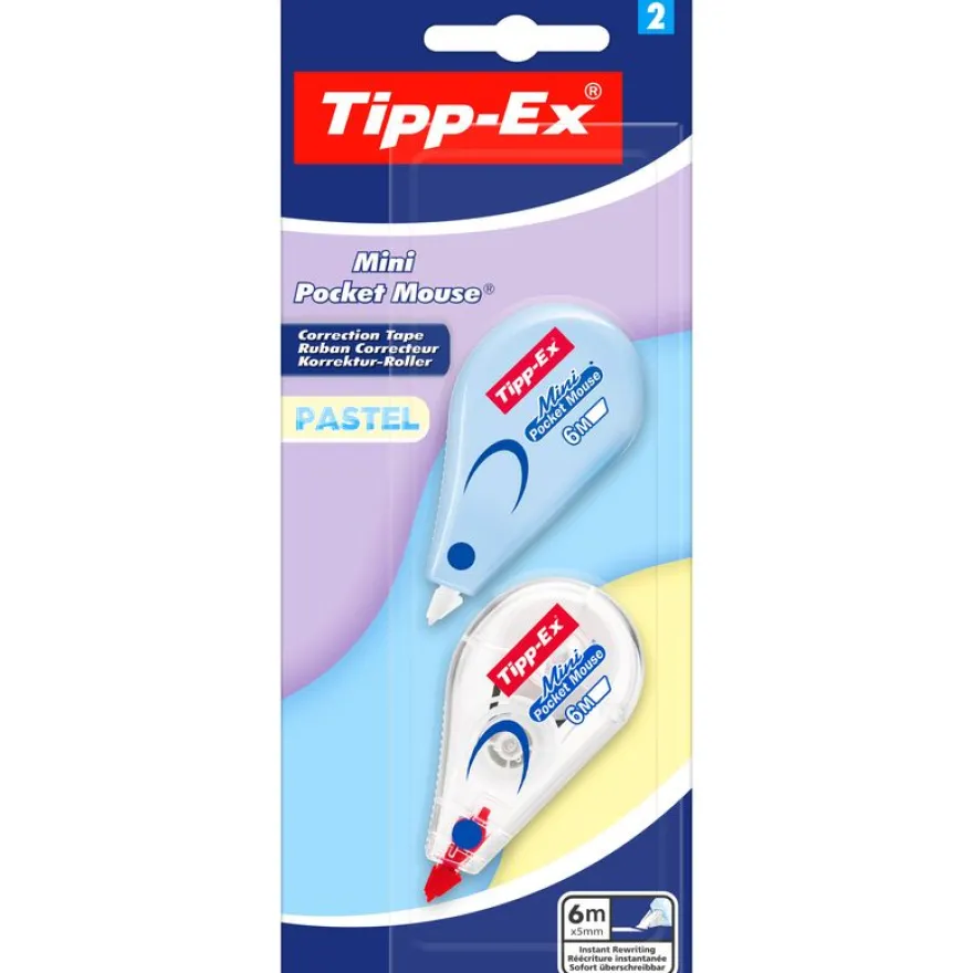 Tipp-Ex - Mini correcteurs Pocket Mouse - lot de 2