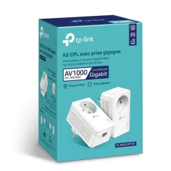TL-PA7019P KIT - KIT CPL AV1000 Gigabit avec prise gigogne (Fr)