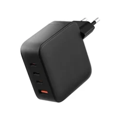 T'nB - Chargeur secteur GaN - 4 connecteurs de sortie (USB type A, 3 x USB-C) - noir