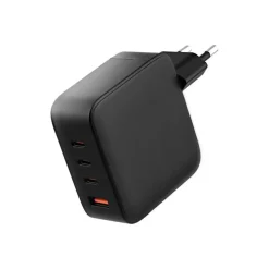 T'nB - Chargeur secteur GaN - 4 connecteurs de sortie (USB type A, 3 x USB-C) - noir