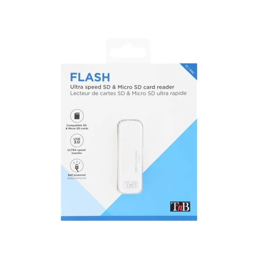 T'nB - Lecteur de carte (MMC, SD, RS-MMC, microSD, SDHC, SDXC) - USB 3.0
