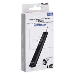 TNB - Pointeur laser de présentation - rechargeable USB-A & USB-C - noir