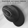 T'nB - Souris sans fil ergonomique pour droitier - noir