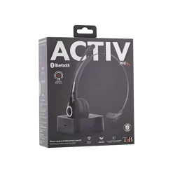 T'nB ACTIV 300M - casque sans fil avec micro - mono oreillette - avec base de recharge - noir