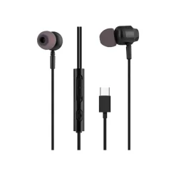 T'nB C-BUDS - Kit main libre - Ecouteurs filaire avec micro - intra-auriculaire - noir