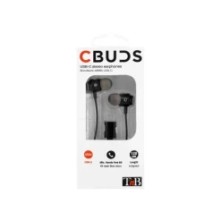 T'nB C-BUDS - Kit main libre - Ecouteurs filaire avec micro - intra-auriculaire - noir