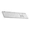 T'nB Classy - Clavier sans fil rechargeable - 2.4 GHz, Bluetooth - gris et blanc